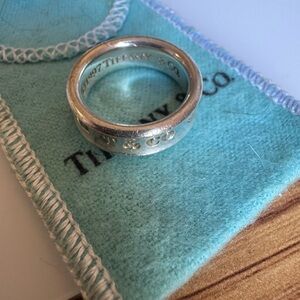 Tiffany & Co. Sterling Silver '1837 T & Co' Ring